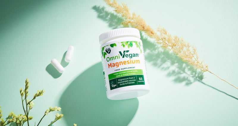 Magnesium vegan pidolate oxide muscle